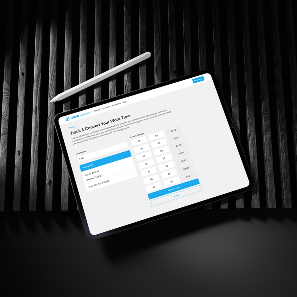 Billable Hours Calculator